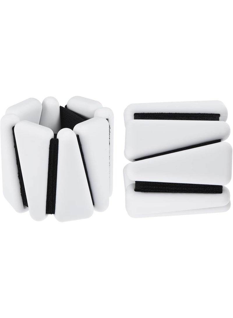 Adjustable Wrist Ankle Weights, 2lbs Total (1lb Each) Workout Leg Weights for Women & Men for Training Yoga Jogging Walking - Image 1